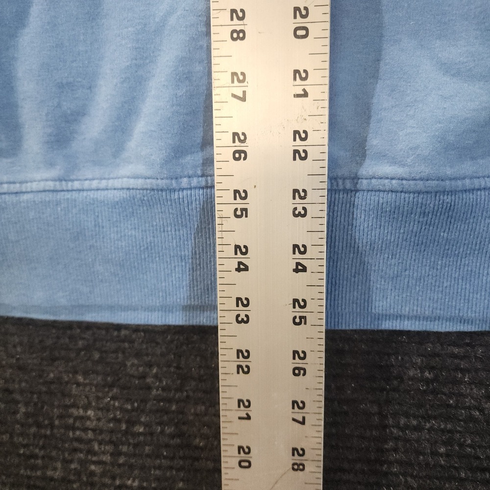 Patagonia Mens Organic Cotton Crewneck Sweatshirt Light Blue Size M P-6 Logo - Picture 5 of 8